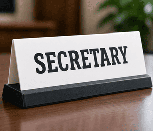 From Secretary's Desk 